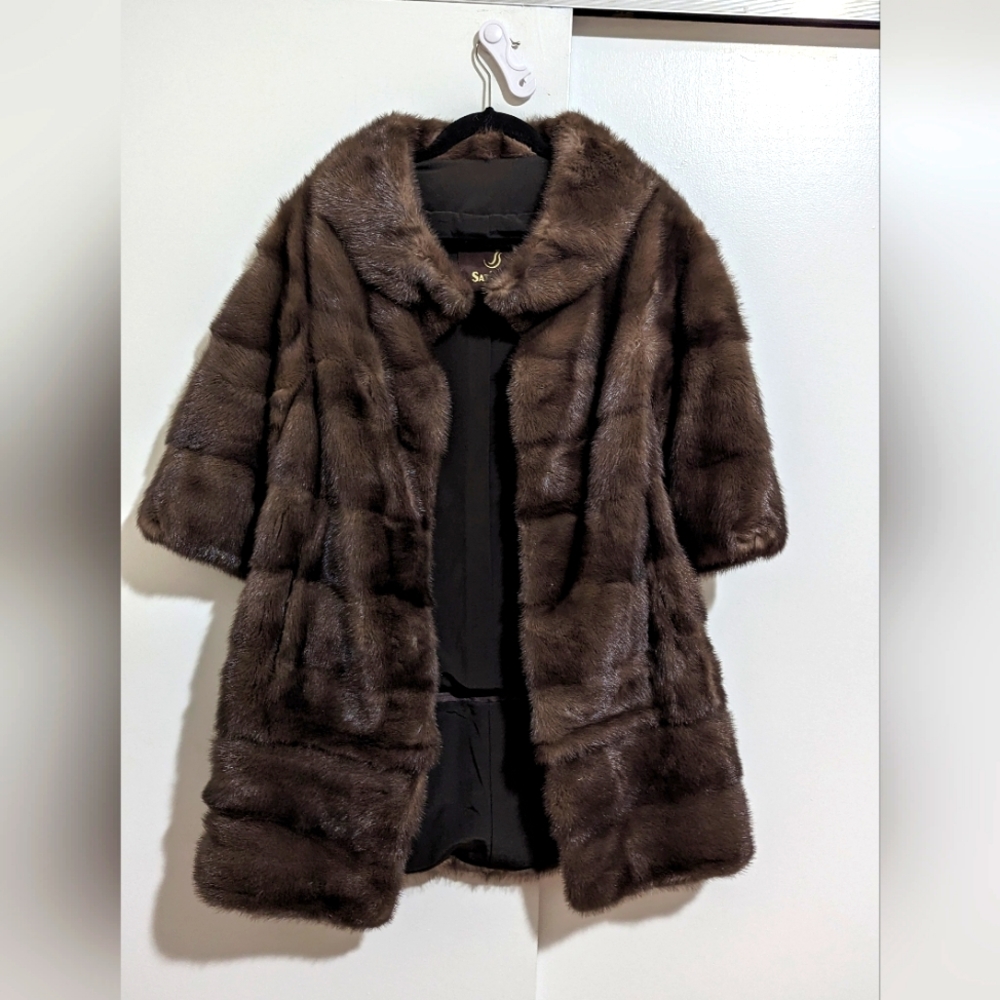 Real Mink Fur Coat